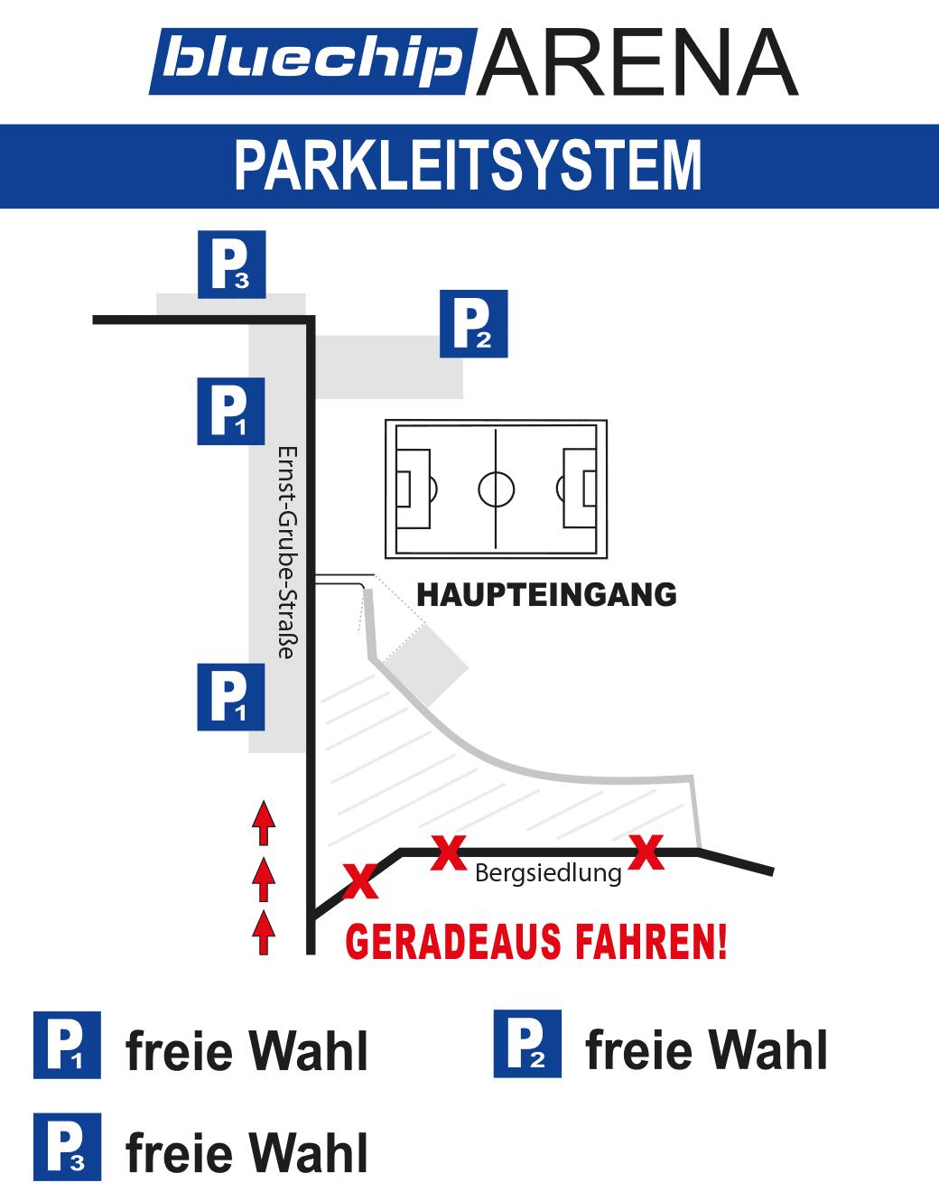 Parkplätze P1-3